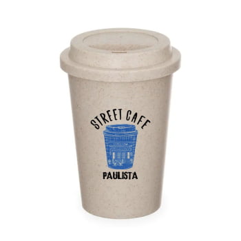 Dia do Trabalho Personalizado Copo Fibra de Bambu 450 ML SMIC-01450-TRB Brinde Personalizado