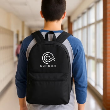 Dia do Trabalho Personalizado Mochila Poliéster 12 Litros SMMA-00571-TRB Brindes Personalizados