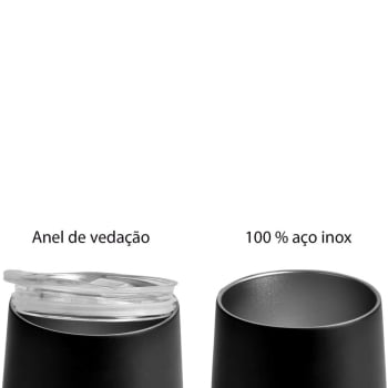 Aniversário de Colaborador Personalizado Copo Térmico Inox 340 ML SMIC-03341-ADC Brindes Personalizados