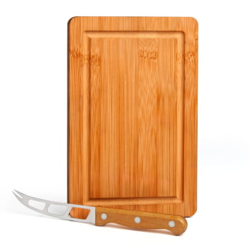 Kit Aniversário de Colaborador Personalizado Queijo 4 Peças SMKT-90394-ADC Brinde Personalizado