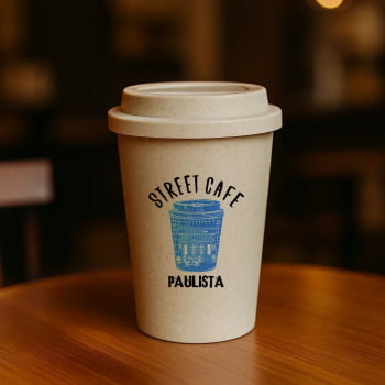 Brinde SIPAT Personalizado Copo Fibra de Bambu 450 ML SMIC-01450-SIPAT Brinde Personalizado 