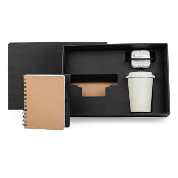 Brinde SIPAT Personalizado Kit Boas Vindas 4 Peças SMKT-90237-SIPAT Brinde Personalizado