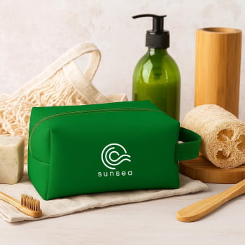 Brinde SIPAT Personalizado Necessaire Meterial Sintético SMMA-09755-SIPAT Brinde Personalizado