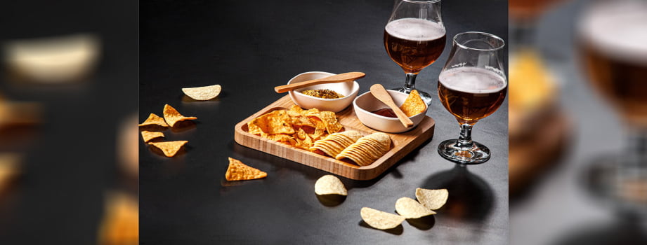 Brinde de Tempo de Casa Colaborador Personalizado Kit Petisco Bambu e Vidro 7 Peças SMKT-9021B-TDCC Brinde Personalizado