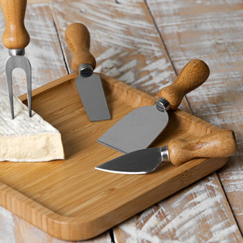 Brinde de Tempo de Casa Colaborador Personalizado Queijo 5 Peças SMKT-90246-TDCC Brindes Personalizados