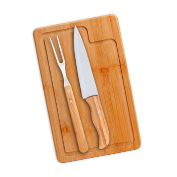 Brinde de Tempo de Casa Colaborador Personalizado Churrasco 3 Peças SMMX-19066-TDCC Brindes Personalizados