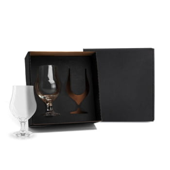 Brinde de Tempo de Casa Colaborador Personalizado Kit Copos 2 Peças 400 ML SMVI-00322-TDCC Brindes Personalizados