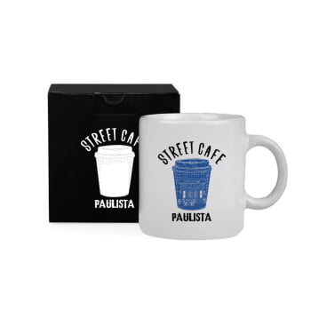 Brindes Feiras e Eventos Personalizado Caneca Cerâmica 270 ML SMCO-41270-FEE Brinde Personalizado