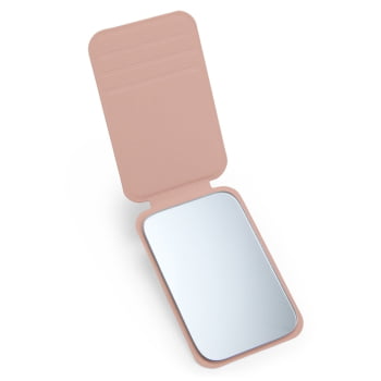 Brinde Dia Das Mulheres Personalizado Espelho Couro Sintético com Ajuste X18920-MULHER Brinde Personalizado