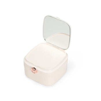 Brinde Dia Das Mulheres Personalizado Porta Joias Plástico Com Espelho X18926-MULHER Brindes Personalizados