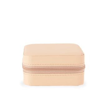 Brinde Dia Das Mulheres Personalizado Porta Joias Couro Sintético Quatro Divisórias XO$08141-MULHER Brinde Personalizado