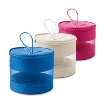 Brinde Dia Das Mulheres Personalizado Necessaire Microfibra Viagem ou Maquiagem SP92716-MULHER Brindes Personalizados