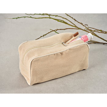 Brinde Dia Das Mulheres Personalizado Necessaire Algodão e Juta Sustentável SP92324-MULHER Brinde Personalizado