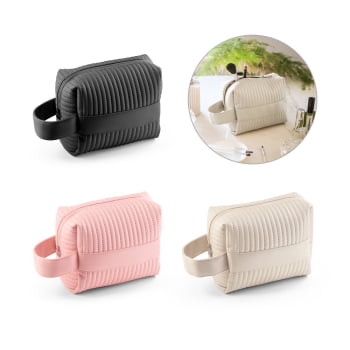 Brinde Dia Das Mulheres Personalizado Necessaire Cosméticos Viagem Maquiagem Sustentável SP92199-MULHER Brindes Personalizados