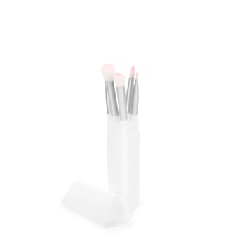 Brinde Dia Das Mulheres Personalizado Kit Pincel Alumínio 5 Peças X18875-MULHER Brinde Personalizado