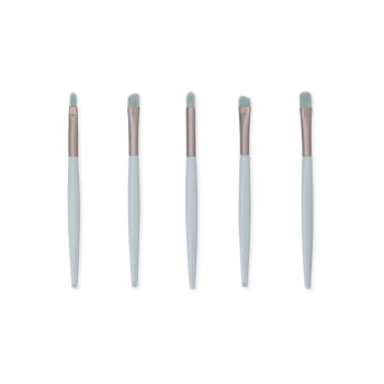 Brinde Dia Das Mulheres Personalizado Kit Pincel Alumínio 5 Peças X18879-MULHER Brindes Personalizados