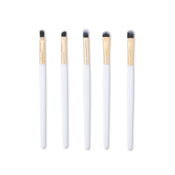 Brinde Dia Das Mulheres Personalizado Kit Pincel Alumínio 5 Peças X18878-MULHER Brinde Personalizado