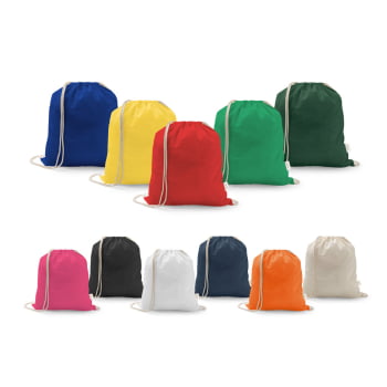 Brinde Dia Das Mulheres Personalizado Sacochila Algodão e Poliéster Reciclado Sustentável SP92083-MULHER Brinde Personalizado