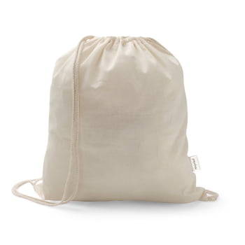 Brinde Dia Das Mulheres Personalizado Sacochila Algodão e Poliéster Reciclado Sustentável SP92083-MULHER Brinde Personalizado