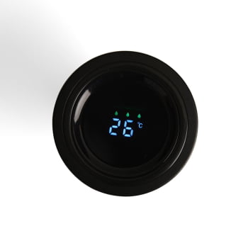 Brinde Dia Das Mulheres Personalizado Caneca Térmica Inox 500 ml com Termômetro Digital X18641-MULHER Brinde Personalizado