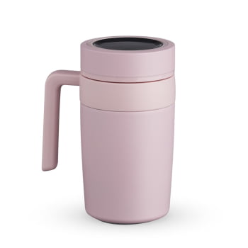 Brinde Dia Das Mulheres Personalizado Caneca Térmica Inox 500 ml com Termômetro Digital X18641-MULHER Brinde Personalizado