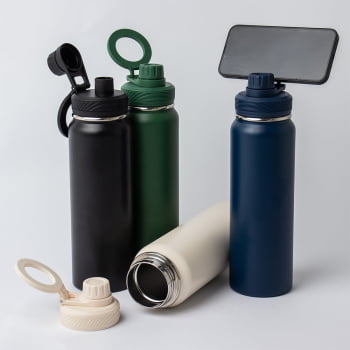 Brinde Dia Das Mulheres Personalizado Garrafa Térmica 850 ml Aço Inox X18846-MULHER Brindes Personalizados