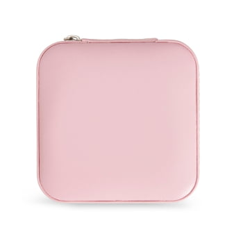 Brinde Dia Das Mães Personalizado Porta Joias Couro Sintético Revestimento Aveludado X01622-MAE Brinde Personalizado