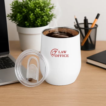 Brinde Dia Das Mulheres Personalizado Copo Térmico Inox 340 ML SMIC-03340-MULHER Brinde Personalizado