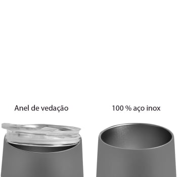 Brinde Dia Das Mulheres Personalizado Copo Térmico Inox 340 ML SMIC-03342-MULHER Brinde Personalizado