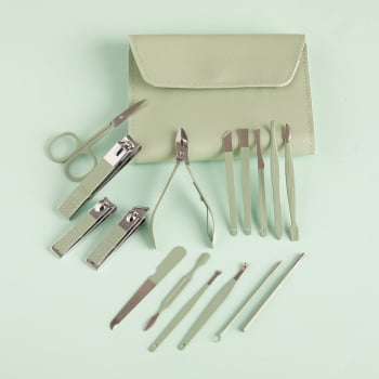 Brinde Dia Das Mães Personalizado Kit Manicure 16 Peças X18724-MAE Brindes Personalizados