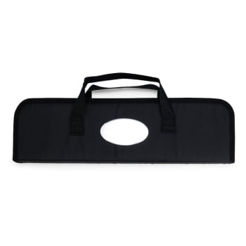 Brinde Presente dia dos Pais Kit Churrasco Personalizado Estojo de Nylon 5 Peças Aço Inoxidável X08217-PAI