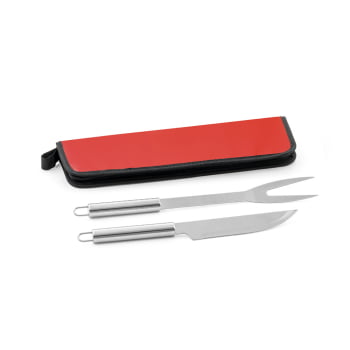 Brinde Presente Dia dos Pais Kit Churrasco Personalizado 2 Peças SP94136-PAI Estojo