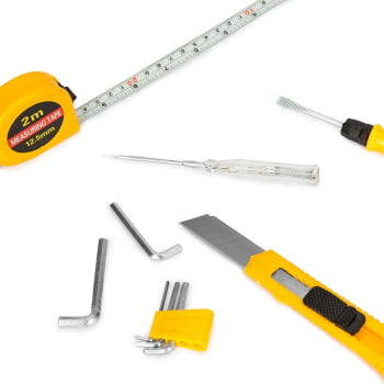 Brinde Presente Dia dos Pais Personalizado Kit Ferramenta com 5 Peças X08403 