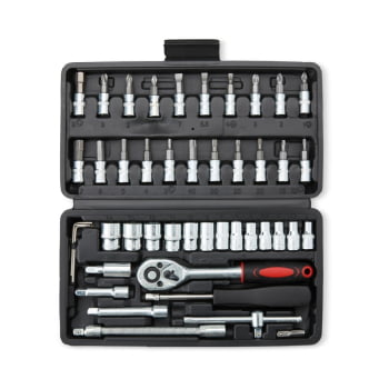 Brinde Presente Dia dos Pais Personalizado Kit Ferramenta 45 Peças X18046