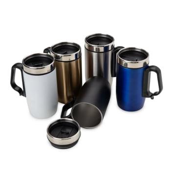 Brinde Presente Dia dos Pais Personalizado Caneca Inox 250 ml com Tampa