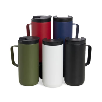 Brinde Presente Dia dos Pais Personalizado Caneca Térmica Inox 400 ML X04093