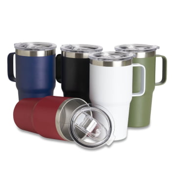 Brinde Presente Dia dos Pais Personalizado Caneca Térmica Inox 700 ml com Tampa 