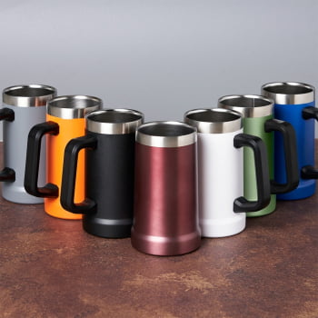 Brinde Presente Dia dos Pais Personalizado Caneca Térmica Inox 700 ml 