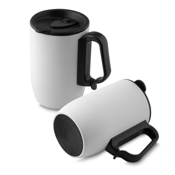Brinde Presente Dia dos Pais Personalizado Caneca Aço Inox 350 ML ASICA8200 