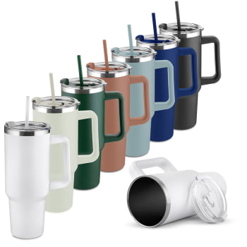 Brinde Presente Dia dos Pais Personalizado Caneca Térmica Inox 1,3L ASICA9510 