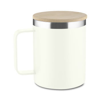Brinde Presente Dia dos Pais Personalizado Caneca Térmica Inox 400ml ASICA9530 