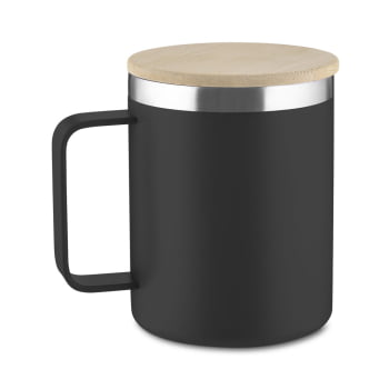 Brinde Presente Dia dos Pais Personalizado Caneca Térmica Inox 400ml ASICA9530 