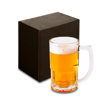 Brinde Presente Dia dos Pais Personalizado Caneca De Vidro 340 ML SMVI-00340 