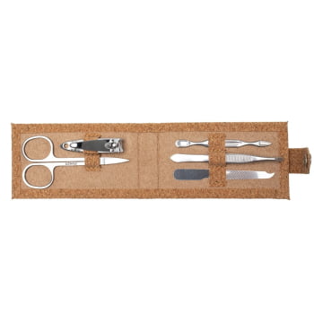 Kit Manicure Personalizado Cortiça 5 Peças X14975 Brindes Personalizados