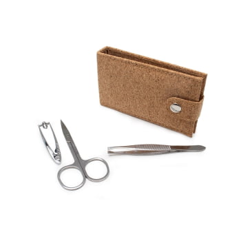 Kit Manicure Personalizado Cortiça 5 Peças X14975 Brindes Personalizados