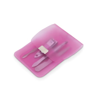 Kit Manicure Personalizado PVC 4 Peças SP94857 Brinde Personalizado