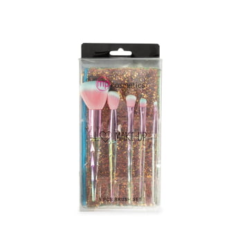 Kit Pincel Personalizado Nécessaire 5 Peças XP$15339-11 Brindes Personalizados