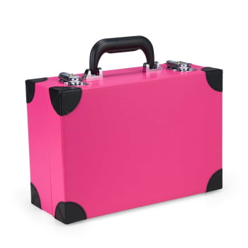 Maleta de Maquiagem Personalizado Poliuretano com Espelho XP$7061 Brindes Personalizados
