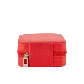 Porta Joias Personalizado Couro Sintético Quatro Divisórias XO$08141 Brindes Personalizados