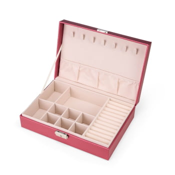 Porta Joias Personalizado Couro Sintético XCX1018 Brinde Personalizado